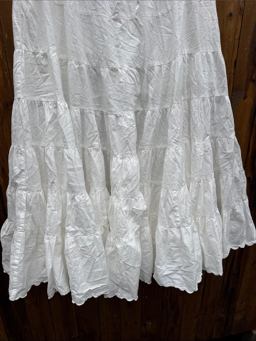 Christy dawn the Darby White Tiered Maxi Skirt - Picture 4 of 10